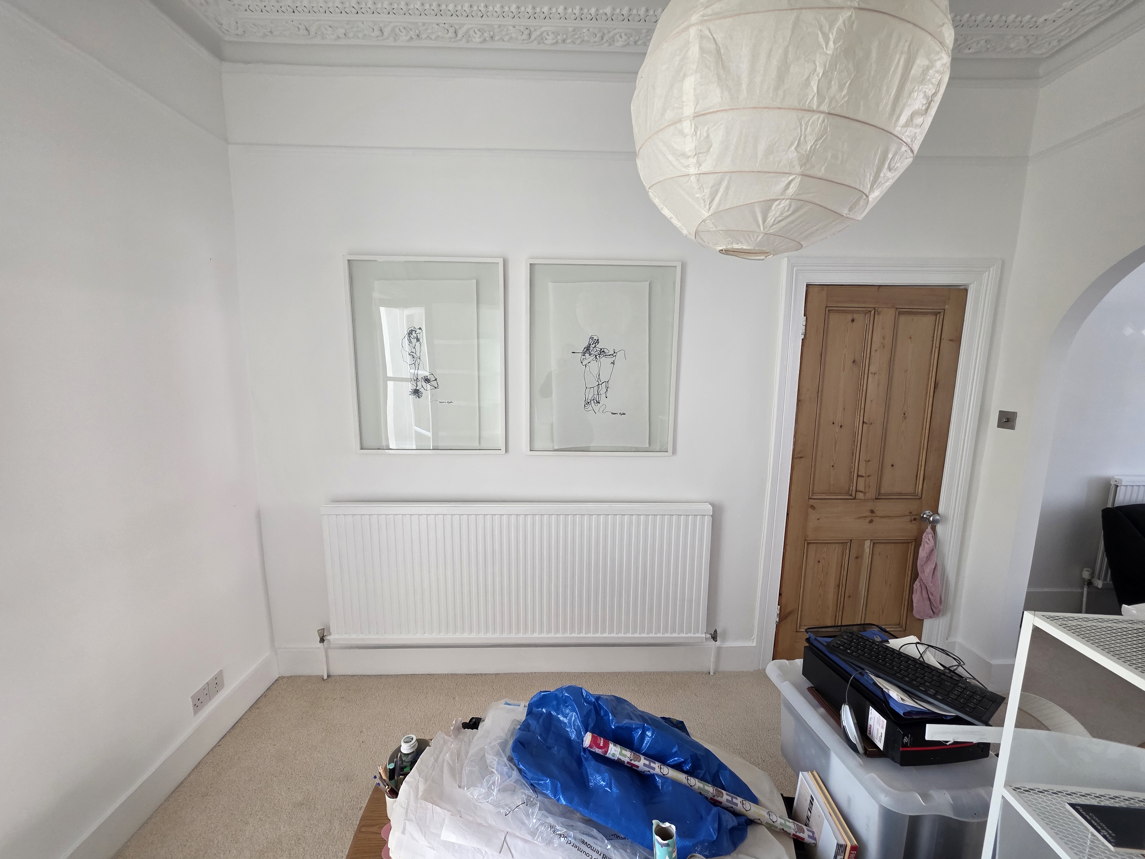 Front Room Repaint with Shelves - View 3